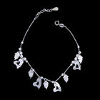 Customized Silver Chain Bracelet Jewelry Imperial Crown Shape For European